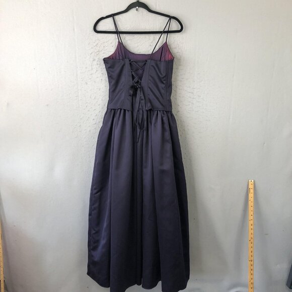 Scott McClintock Dress Womens 10 Formal Gown Spaghetti Strap Lace Up Back USA - Picture 2 of 16